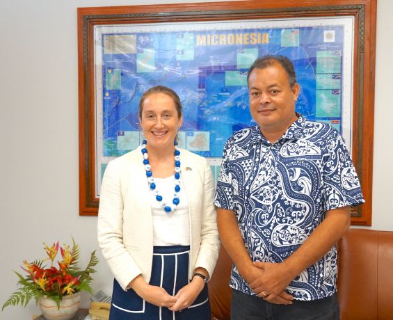 Vice Speaker Moses welcomes U.S. Embassy's Chargee de affaires 