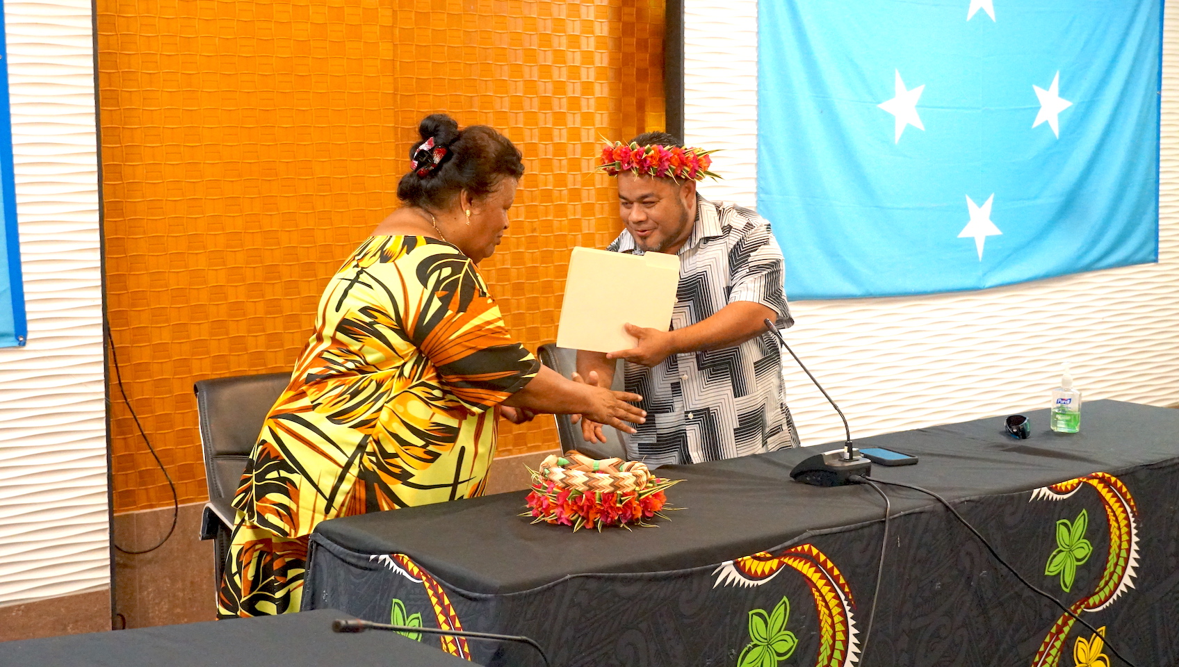 FSM Congress Welcomes lien Alem and Utwe Women’s Christian Organization